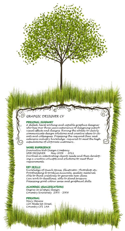 examples of creative graphic design resumes infographics 2012 photo