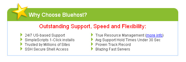 Bluehost Web Hosting Accounts Giveaway