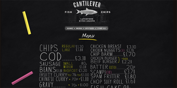 Cantilever-chippy.co.uk in Parallax