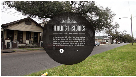 Photo background example: Healing Histories