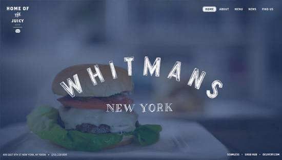 Photo background example: Whitmans