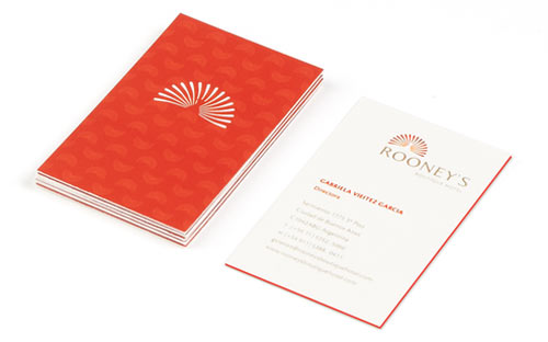 Rooney´s Boutique Hotel Buenos Aires Business Cards