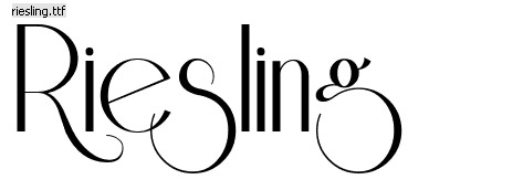 Download riesling font