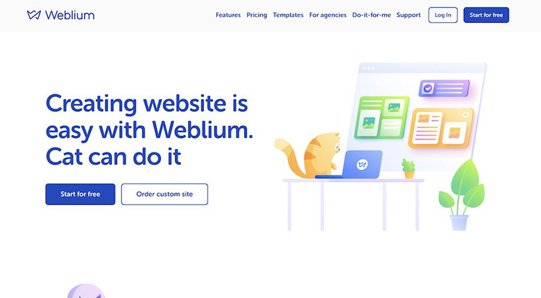 Weblium Free Website Builder