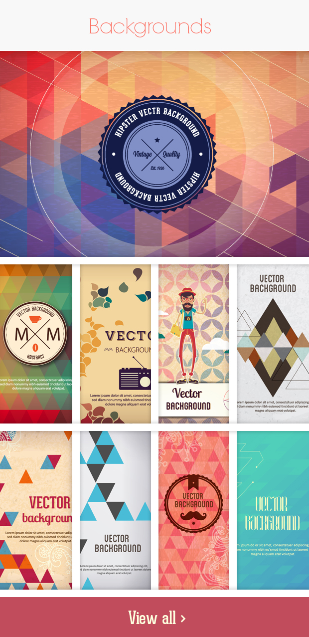 backgrounds small Deal of the Week: 600+ Top Quality Vector Illustrations – Only $49