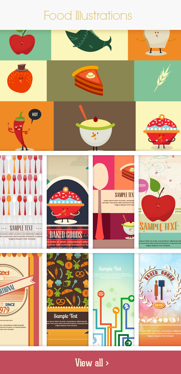food small Deal of the Week: 600+ Top Quality Vector Illustrations – Only $49