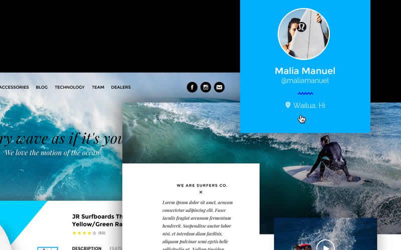 Surfers Co. – Free Surf Shop PSD Template