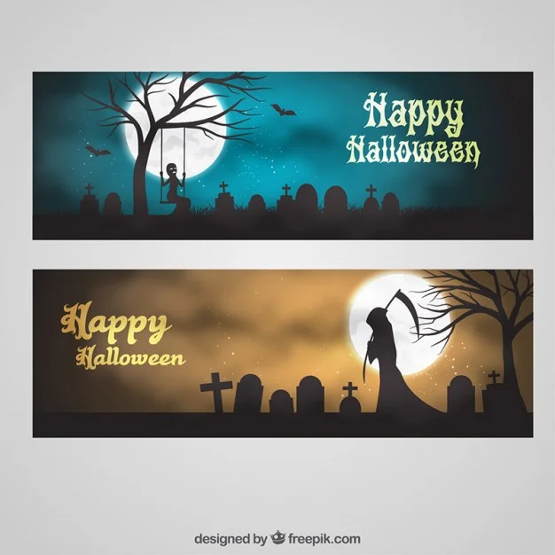 Halloween Greeting Banners