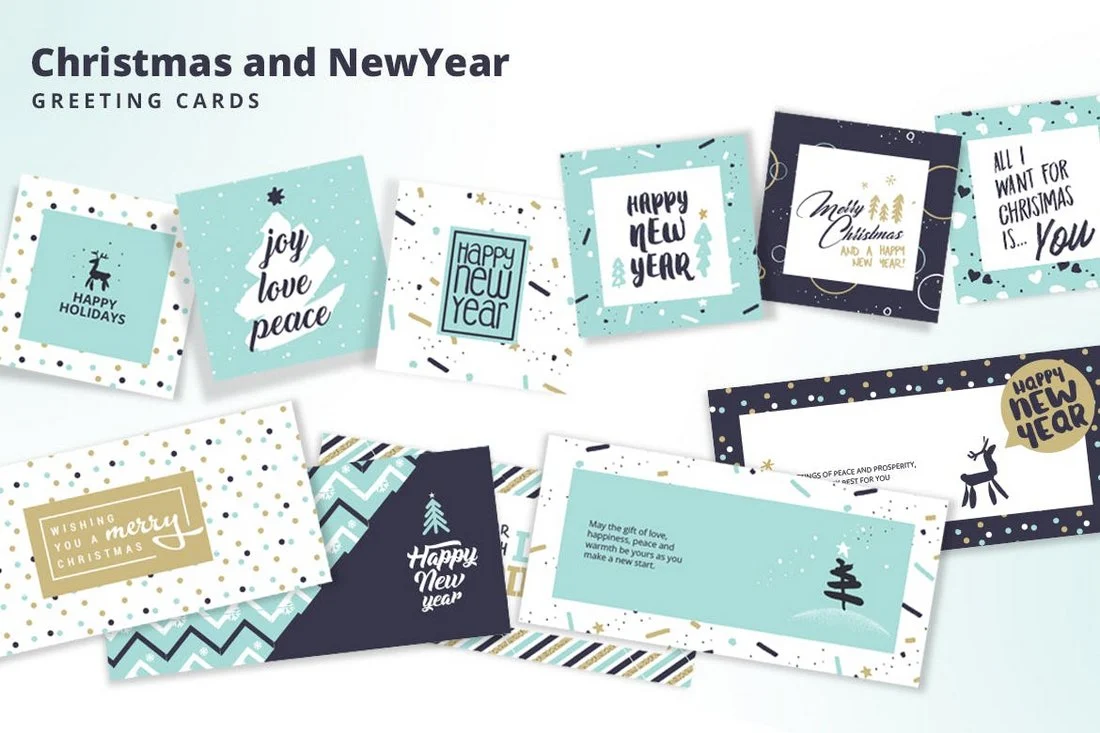 Christmas and New Year’s Greeting Cards Collection